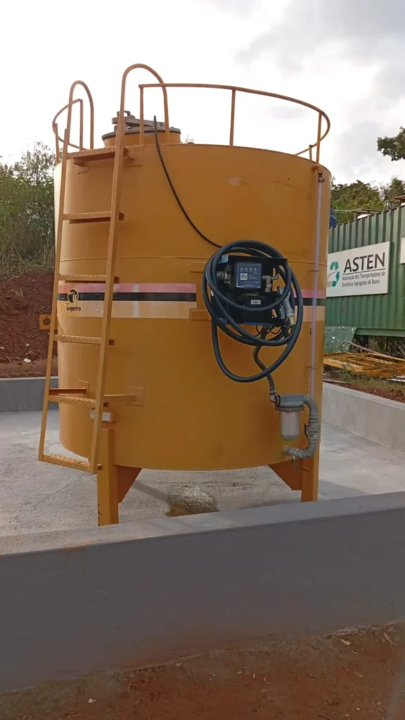 Nova bomba de abastecimento de diesel instalada na URE Usina Córrego Vargem Limpa da ASTEN