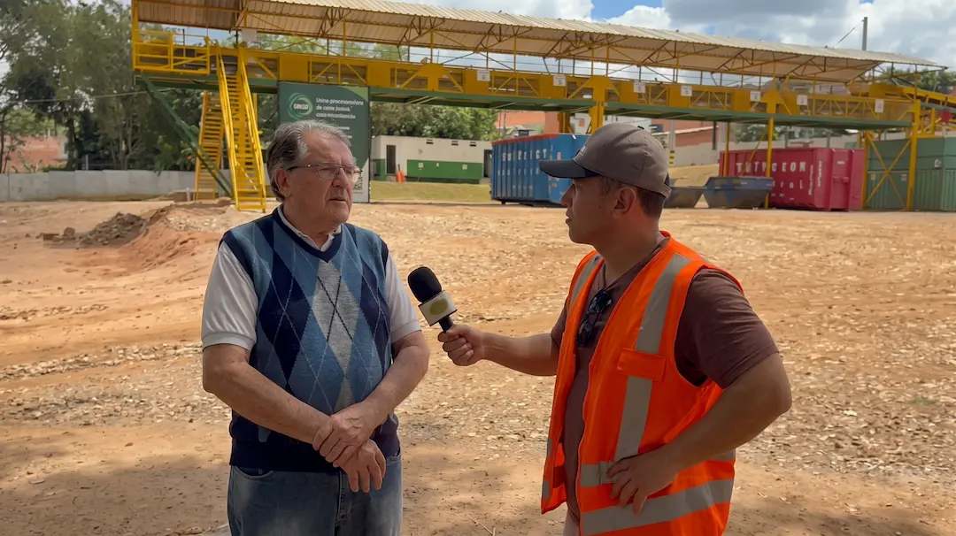 Gilberto Valverde em entrevista sobre a gestão de RCD e o projeto Geresol em Jundiaí